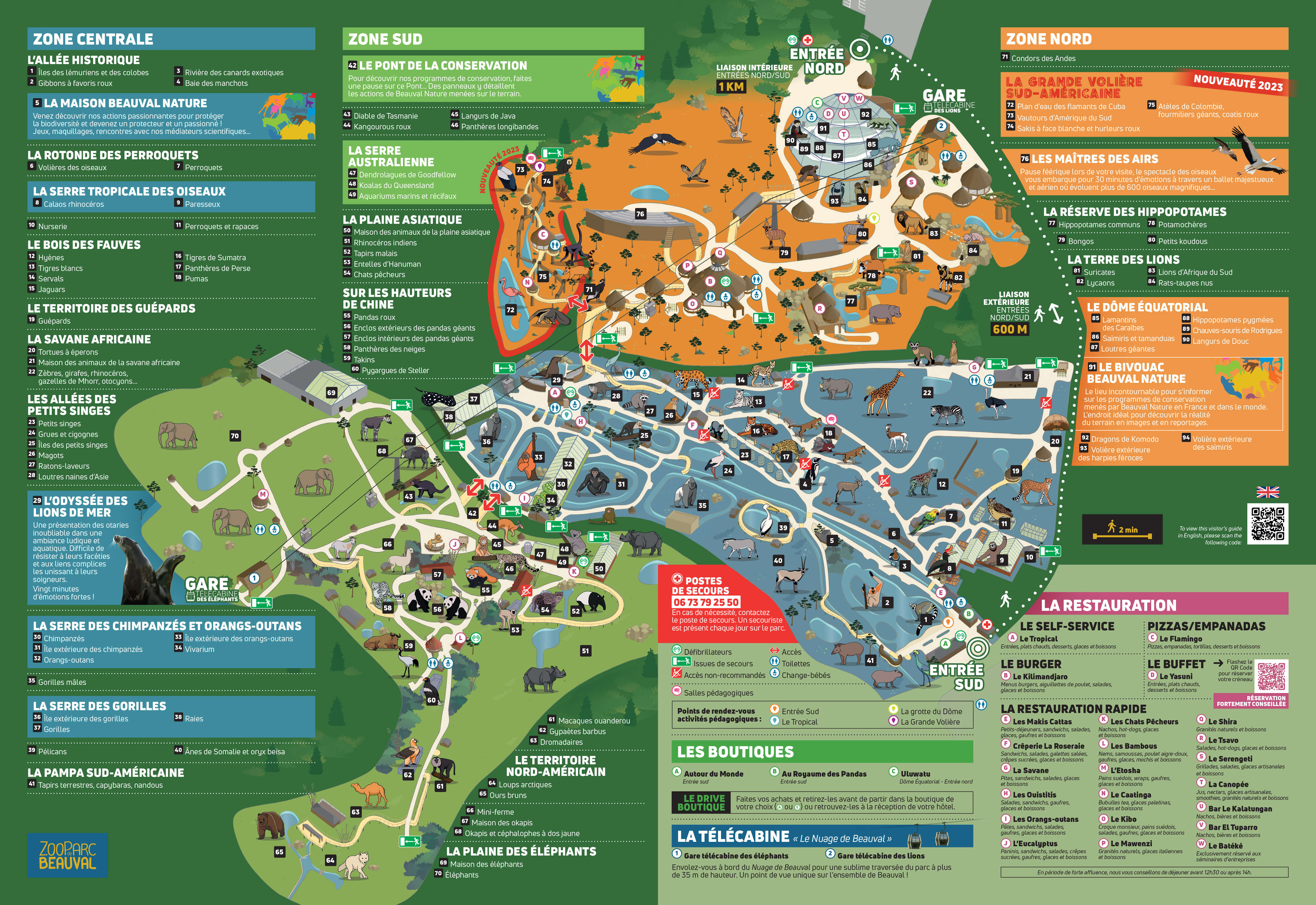 Plan ZooParc de Beauval